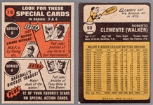 Roberto Clemente- 2 Cards