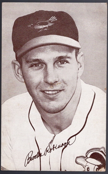 1963 Exhibit Bsbl. B/W- Brooks Robinson