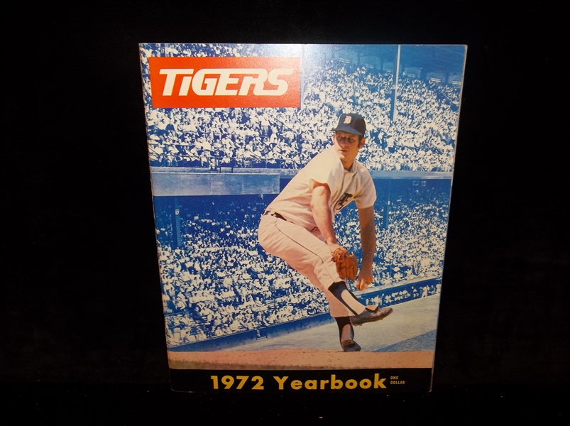 1972 Detroit Tigers MLB Yearbook