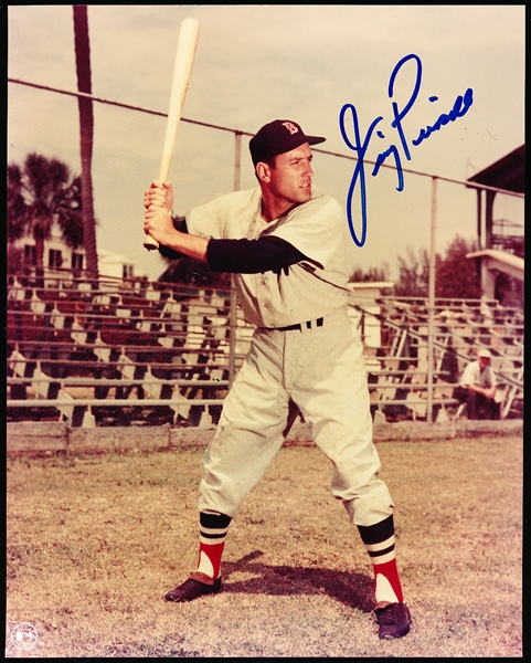 Autographed Jimmy Piersall Boston Red Sox MLB Color 8” x 10” Photo