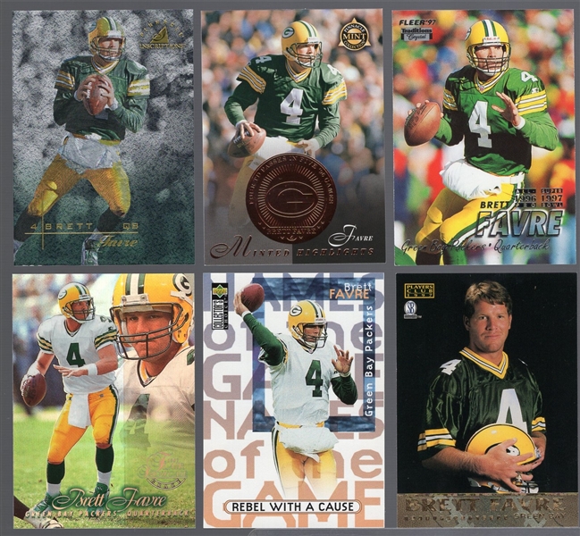 Brett Favre Ftbl.- 50 Diff. Cards