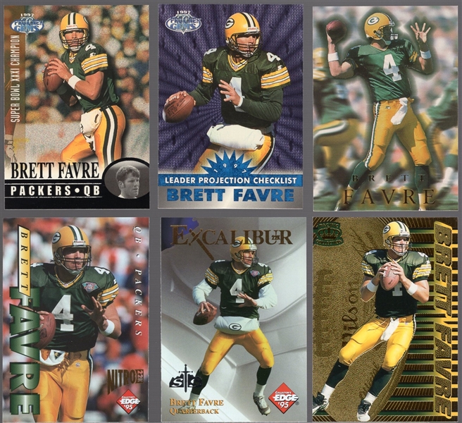 Brett Favre Ftbl.- 50 Diff. Cards