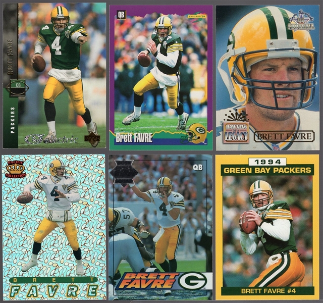 Brett Favre Ftbl.- 50 Diff. Cards