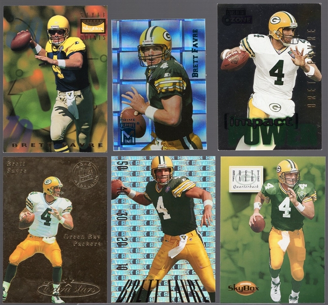 Brett Favre Ftbl.- 50 Diff. Cards