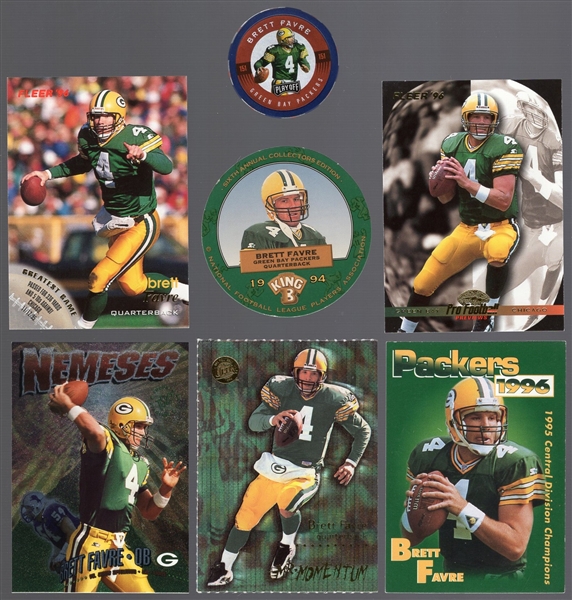 Brett Favre Ftbl.- 50 Diff. Cards/Items