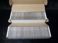 Gently to Moderately Used “Snap-Tite” Card Holders with Stickers- Two 800-Count Boxes Full
