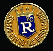 1980? Kansas City Royals “World Series” 1” Diameter Pin