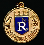 1980” Kansas City Royals “World Series” 1” Diameter Necklace Charm