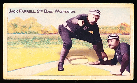 2013 Ars Longa Art Card- “Beginnings: 1880’s”- Jack Farrell, 2nd Base, Washington