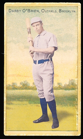 2013 Ars Longa Art Card- “Beginnings: 1880’s”- Darby O’Brien, Outfield, Brooklyn