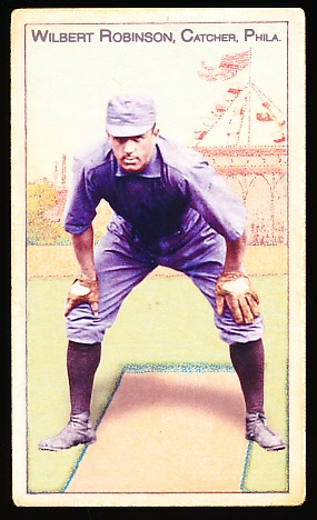 2013 Ars Longa Art Card- “Beginnings: 1880’s”- Wilbert Robinson, Catcher, Phila.