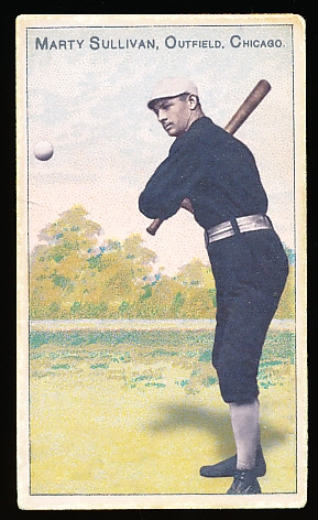 2013 Ars Longa Art Card- “Beginnings: 1880’s”- Marty Sullivan, Outfield, Chicago