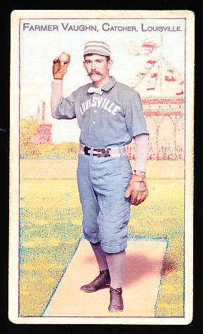 2013 Ars Longa Art Card- “Beginnings: 1880’s”- Farmer Vaughn, Catcher, Louisville