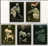 1996-’04 Danbury Mint 22kt Gold Bb- Minnesota Twins- 5 Diff.