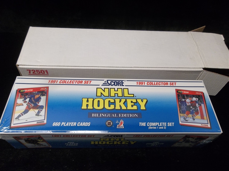 1991-92 Score Canadian Hockey- 1 Complete Factory Sealed Set of 660 Cards