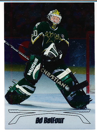 1999-00 Stadium Club Hockey- “One of a Kind”- #77 Ed Belfour, Stars- #66/150