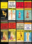 1940’s War Years Matchbook Covers with Risqué Art- 8 Diff.