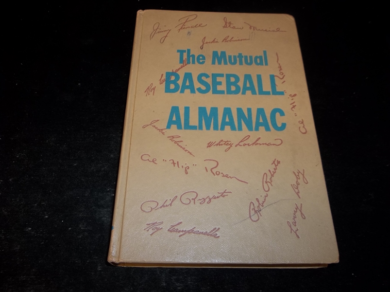 1954 The Mutual Baseball Almanac Edited by Roger Kahn & Al Helfer