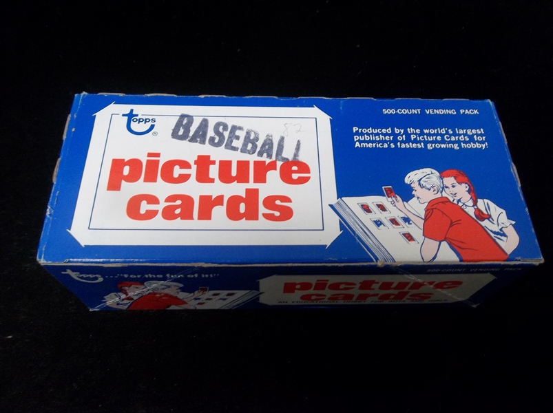 1982 Topps Baseball Vending Box
