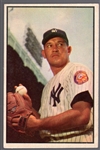1953 Bowman Color Baseball- #68 Allie Reynolds, Yankees