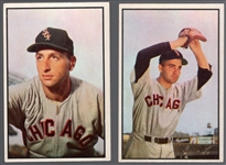 1953 Bowman Color Baseball- 2 Diff Chicago White Sox
