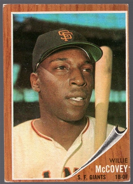 Lot Detail - 1962 Topps Bb- #544 Willie McCovey, Giants- Hi#