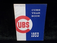 1953 Chicago Cubs Baseball Yearbook