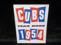 1954 Chicago Cubs Baseball Yearbook