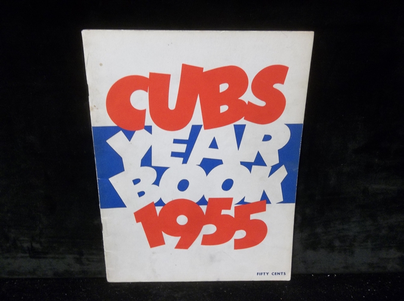 1955 Chicago Cubs Baseball Yearbook