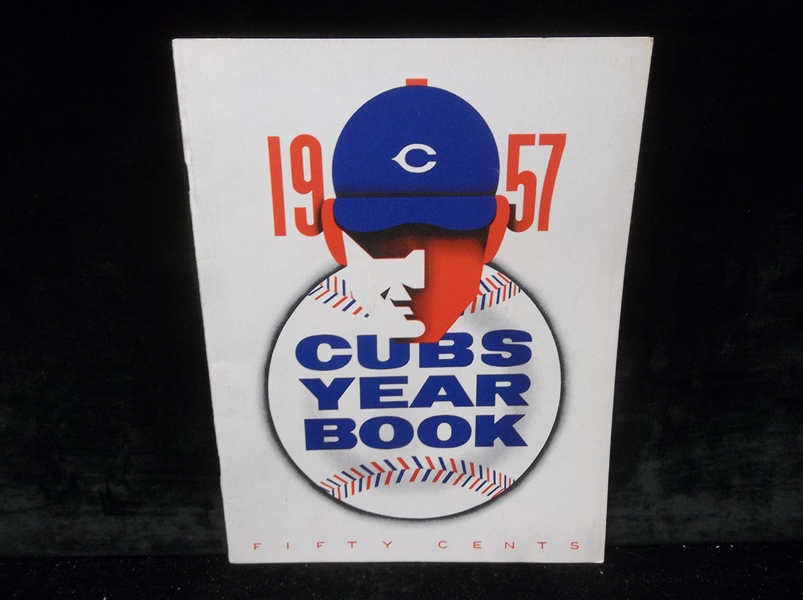 1957 Chicago Cubs Baseball Yearbook