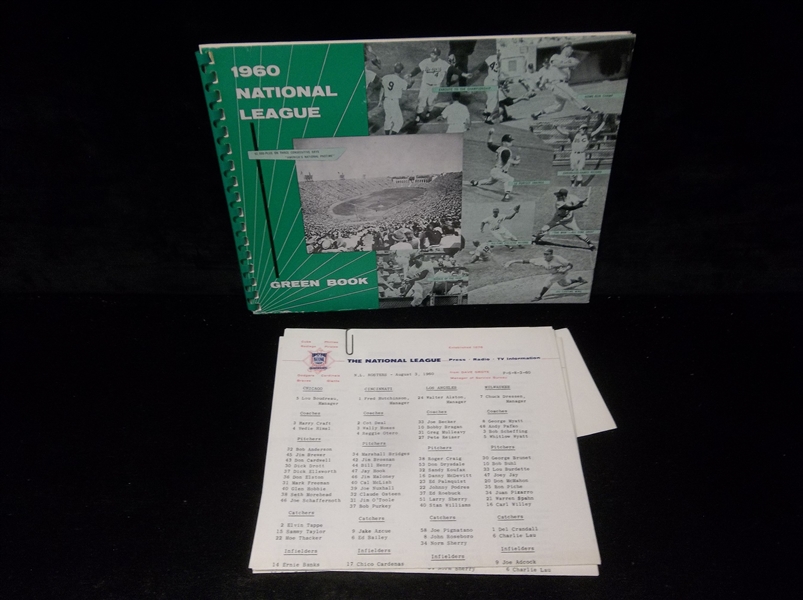 1960 National League Baseball Green Book