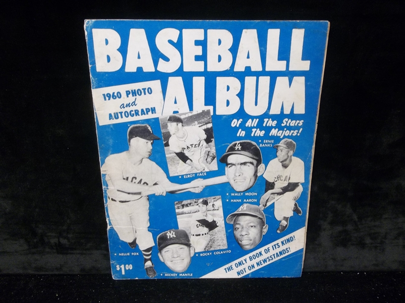 1960 JKW “Baseball Album” Magazine- Mantle- Aaron