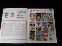 1971 Dell “Todays All Stars” Baseball Stamp Booklet- with 24 Stamps in 2 uncut sheets