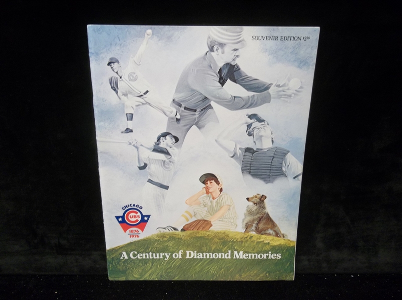 1976 Chicago Cubs “A Century of Diamond Memories”