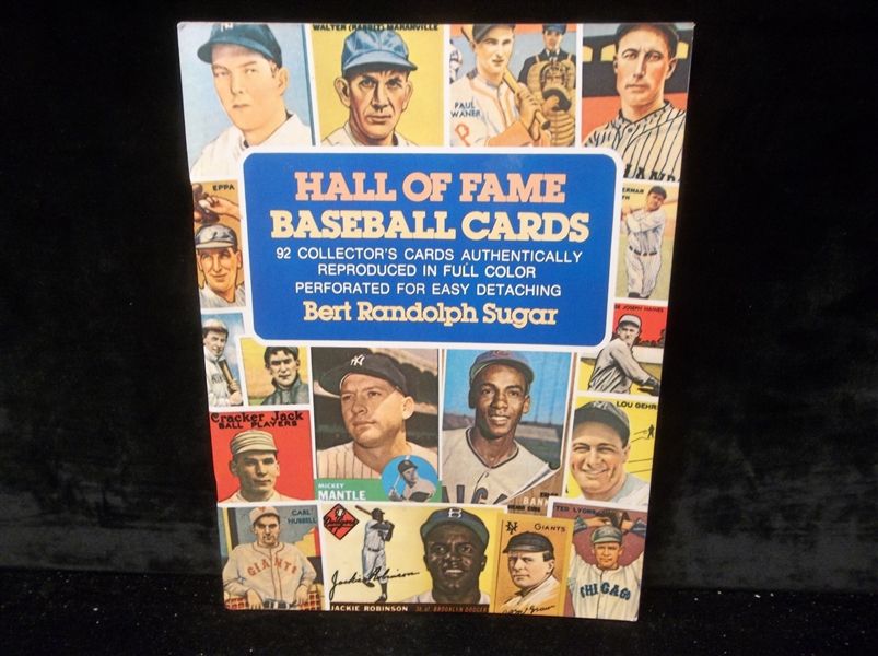 1978 Dover “Hall of Fame Baseball Cards”- with 92 Reprint cards