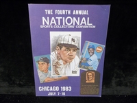 July 7-10, 1983 National Sports Collectors Convention Program(4th Annual)