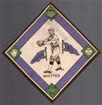 1914 B18 Baseball Blanket- Whitted, St. Louis NL- purple pennants version