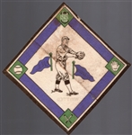 1914 B18 Baseball Blanket- Whitted, St. Louis NL- purple pennants version