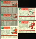 1959 Topps Bb- 5 Diff Chicago Cubs