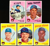 1959 Topps Bb- 5 Diff Chicago Cubs