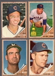 1962 Topps Bb- 7 Diff Cubs