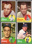 1963 Topps Bb- 9 Diff Cubs