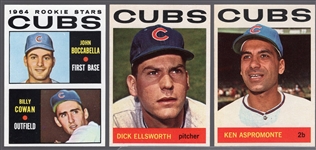 1964 Topps Bb- 7 Diff Cubs