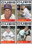 1964 Topps Bb- 7 Diff Cubs