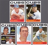 1964 Topps Bb- 9 Diff Cubs
