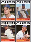 1964 Topps Bb- 9 Diff Cubs