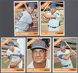 1966 O-Pee-Chee Bb- 5 Diff Cubs