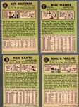 1967 O-Pee-Chee Bb- 4 Diff Cubs