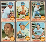 1968 O-Pee-Chee Bb- 6 Diff Cubs