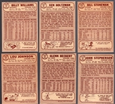 1968 O-Pee-Chee Bb- 6 Diff Cubs